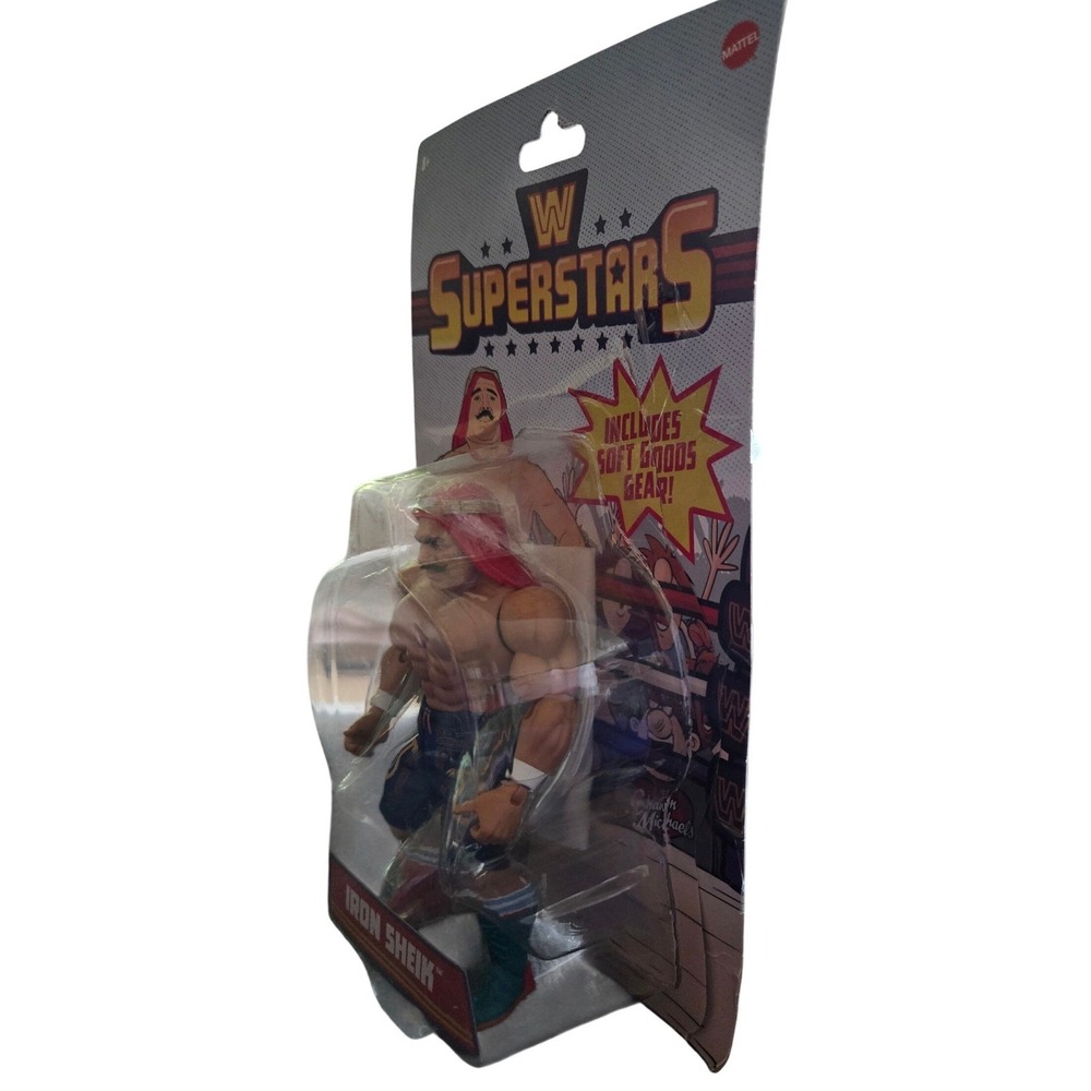 Mattel Action Figure Men 6in Blue WWE Superstars Series 14 Iron Sheik - Picture 2 of 6